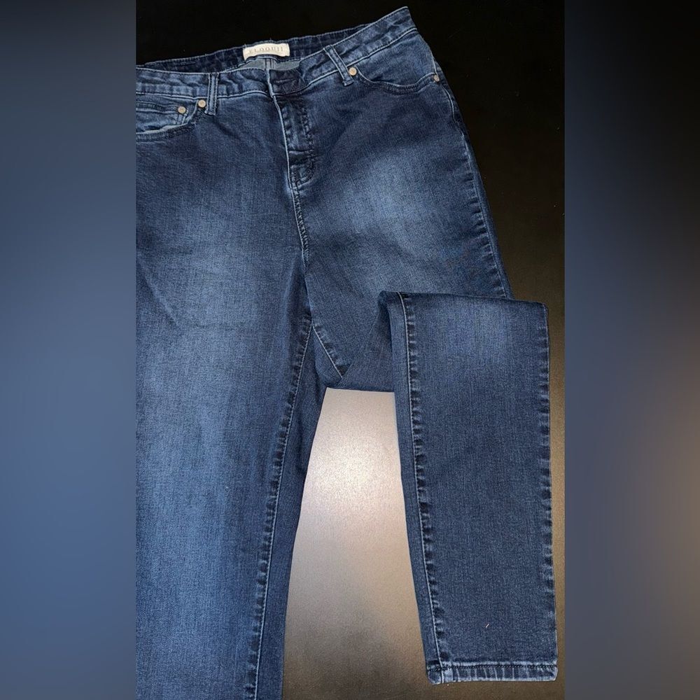 Eloquii Classic Fit Sculpting Skinny Jeans Size 14 EUC